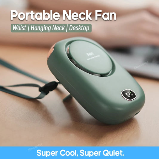 Nuevo ventilador portátil para colgar en el cuello,